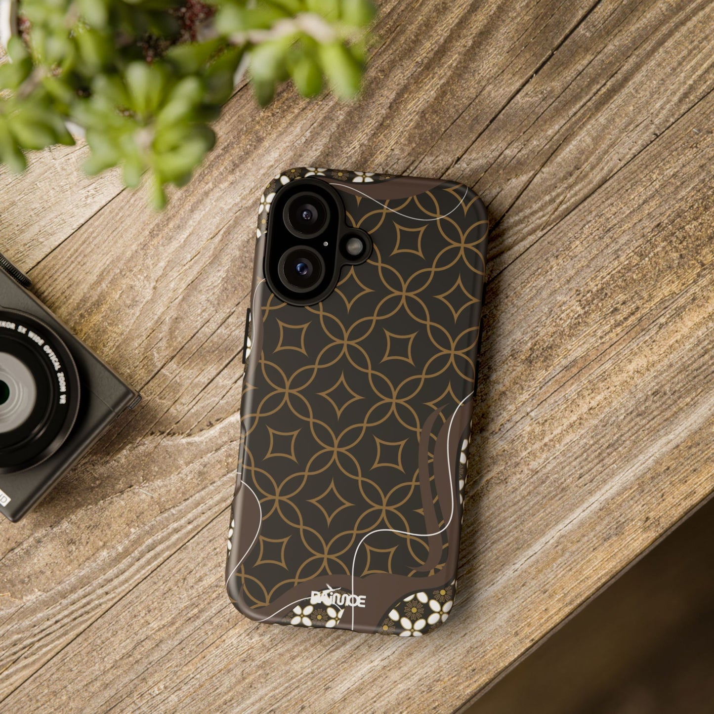 Impresión básica - Funda resistente para iPhone (mate)