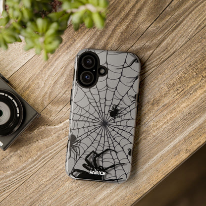 Telaraña - Funda resistente para iPhone (brillante)