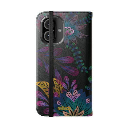 Funda con tapa para iPhone Lumina púrpura