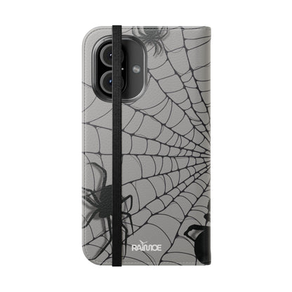 Telaraña - Funda con tapa para iPhone