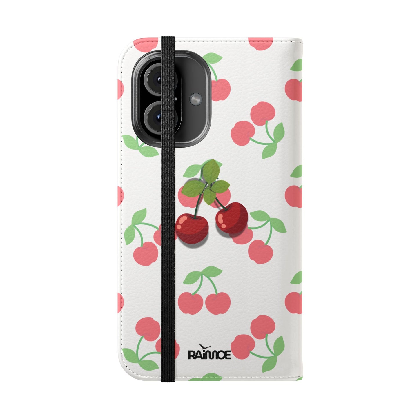 Funda con tapa para iPhone Red Cherry