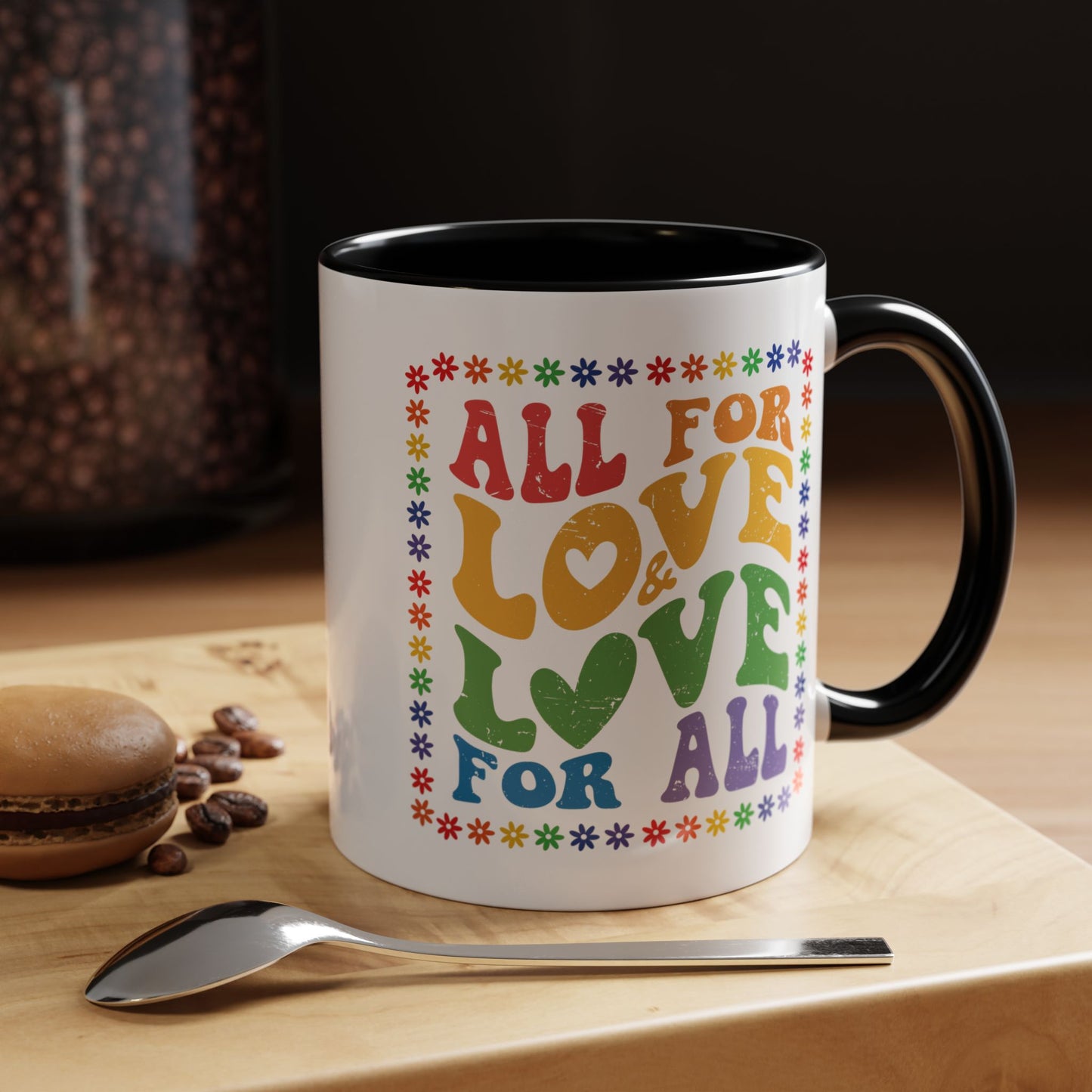 Colorful Love Quote Coffee Mug