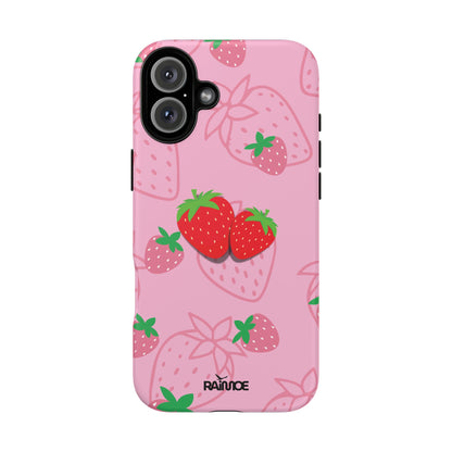 Fresa Jugosa - Funda Resistente para iPhone (Mate)