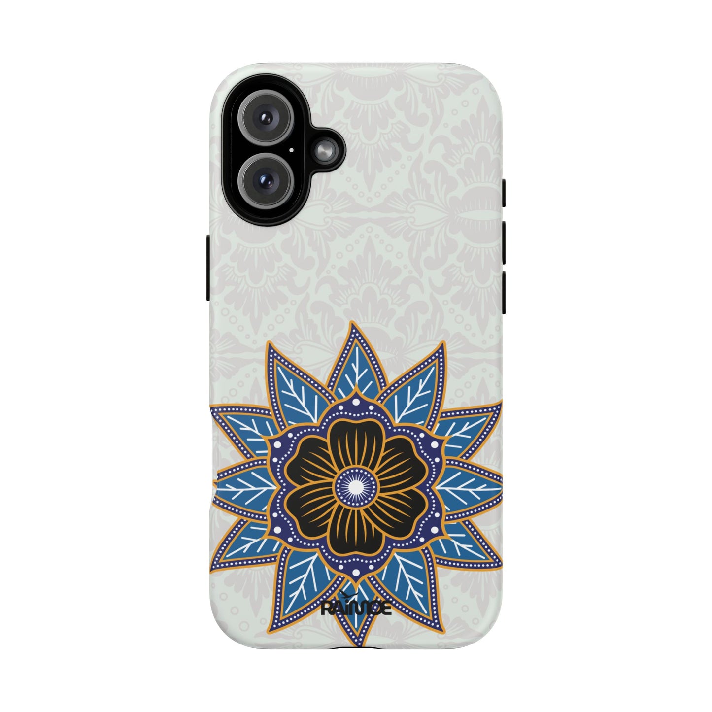 Blue Bloom - Funda resistente para iPhone (mate)