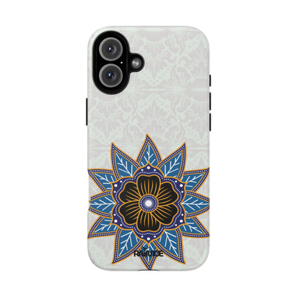 Blue Bloom - Funda resistente para iPhone (mate)