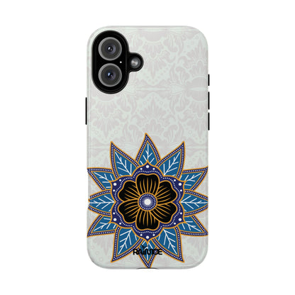 Funda resistente para iPhone (brillante) Blue Bloom