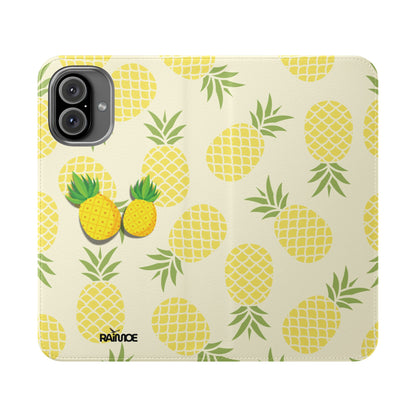 Tropical Pineapple - iPhone Flip Case