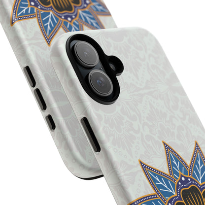 Blue Bloom - Funda resistente para iPhone (mate)