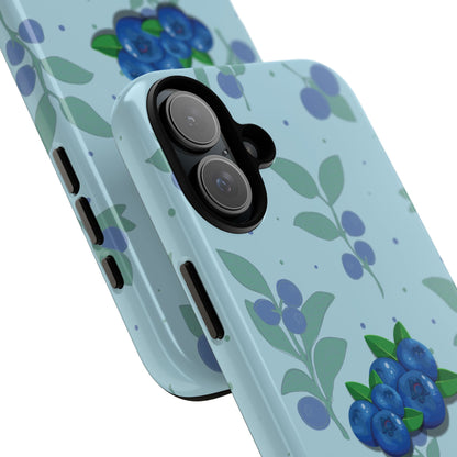 ブルーベリーバースト - iPhone タフケース (光沢)