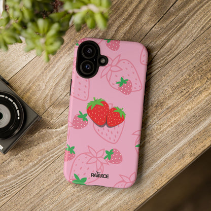 Fresa Jugosa - Funda Resistente para iPhone (Mate)