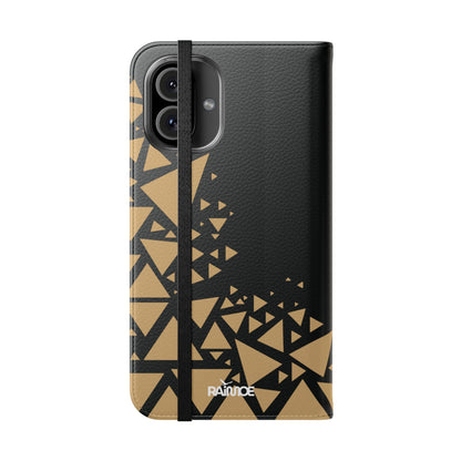 Triangles Web - iPhone Flip Case