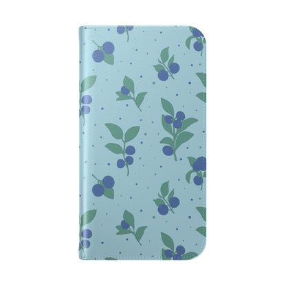 Blueberries Burst - iPhone Flip Case