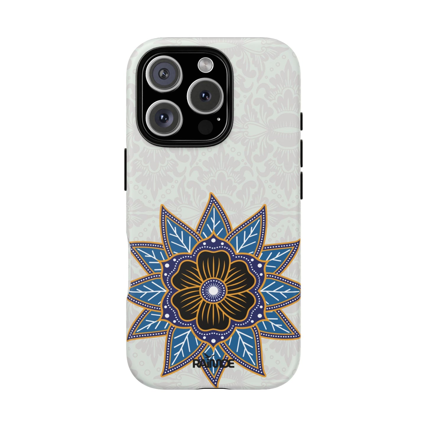Blue Bloom - Funda resistente para iPhone (mate)