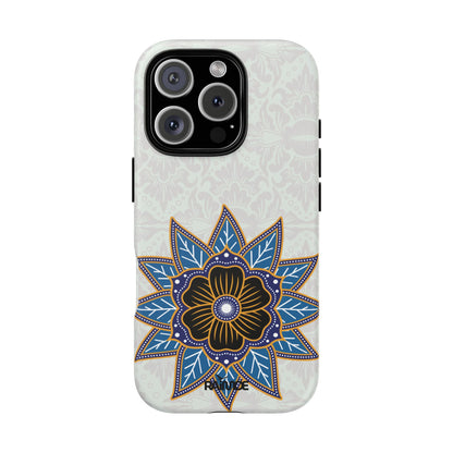 Blue Bloom - Funda resistente para iPhone (mate)