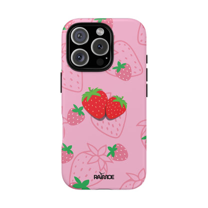 Fresa Jugosa - Funda Resistente para iPhone (Mate)