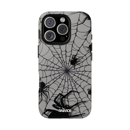 Telaraña - Funda resistente para iPhone (brillante)