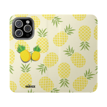 Tropical Pineapple - iPhone Flip Case
