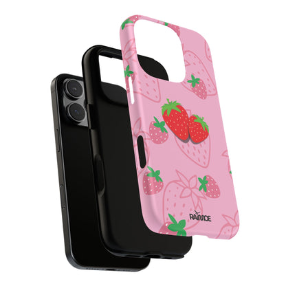 Fresa Jugosa - Funda Resistente para iPhone (Mate)