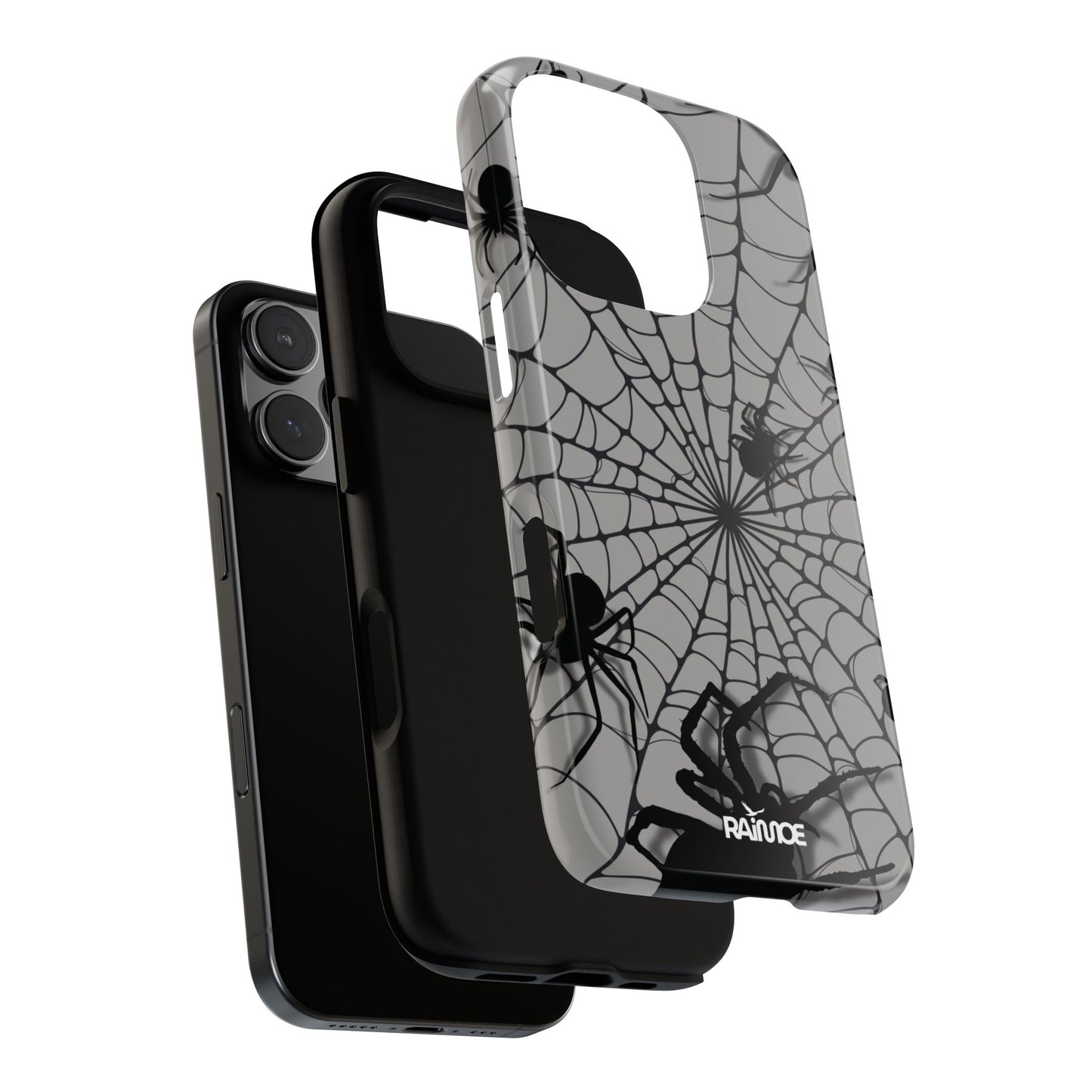 Telaraña - Funda resistente para iPhone (brillante)