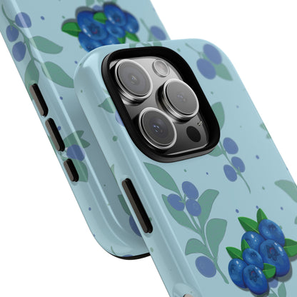 ブルーベリーバースト - iPhone タフケース (光沢)