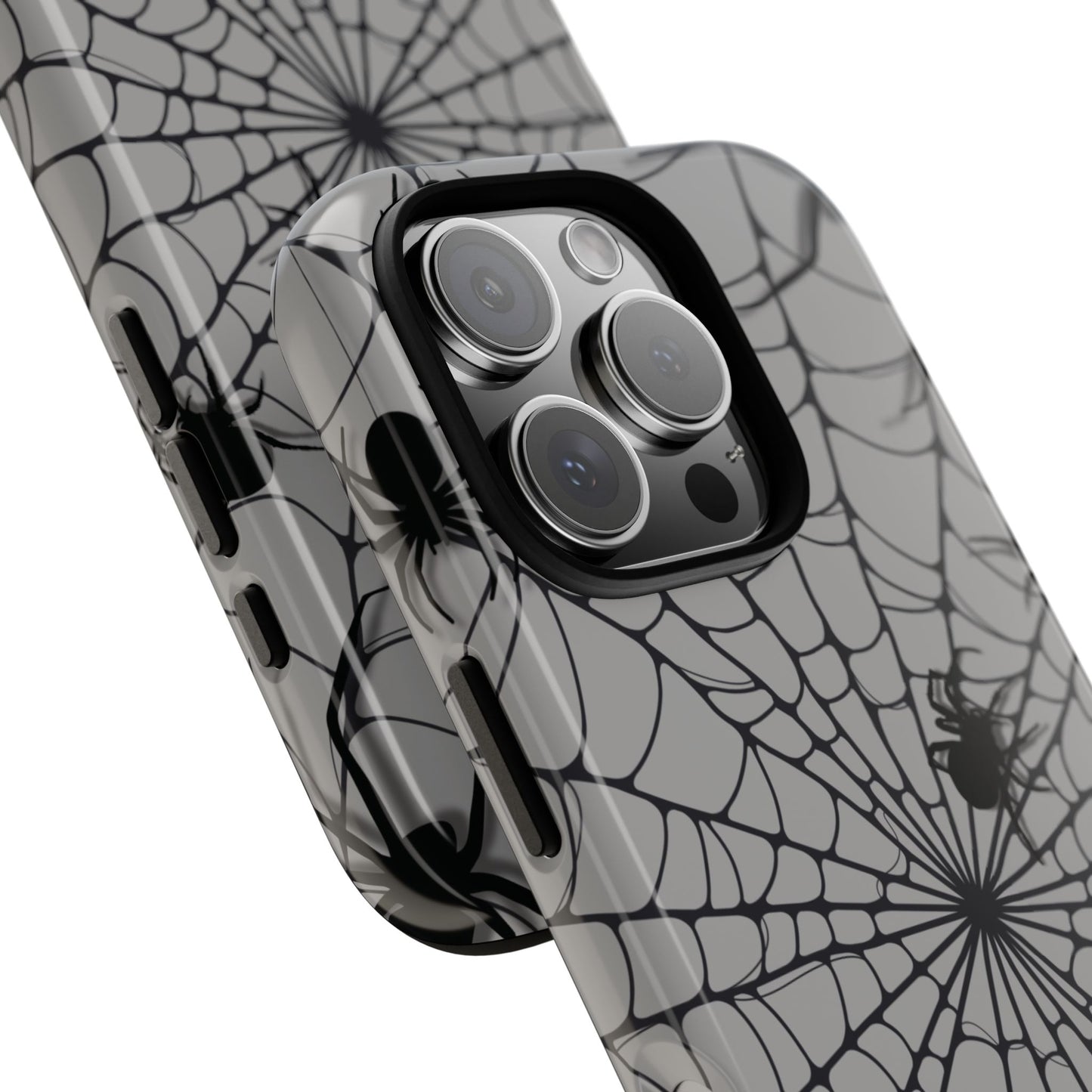 Telaraña - Funda resistente para iPhone (brillante)
