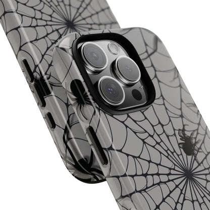 Telaraña - Funda resistente para iPhone (brillante)