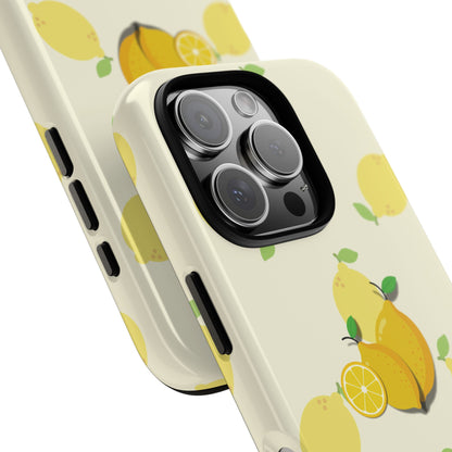 Funda resistente para iPhone (brillante) Lemon Madness