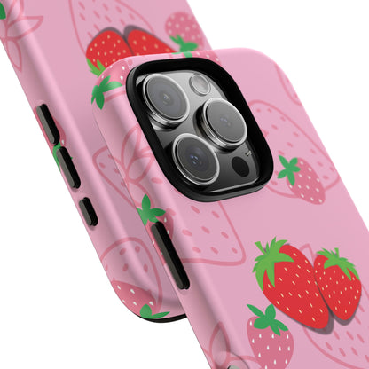 Fresa Jugosa - Funda Resistente para iPhone (Mate)
