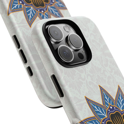 Blue Bloom - Funda resistente para iPhone (mate)