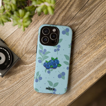 ブルーベリーバースト - iPhone タフケース (光沢)