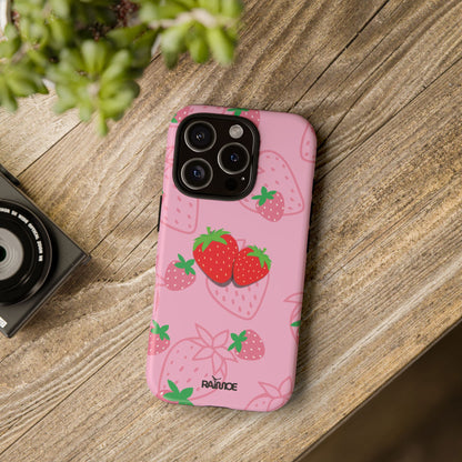 Fresa Jugosa - Funda Resistente para iPhone (Mate)