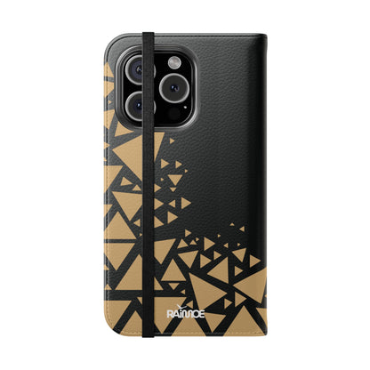 Triangles Web - iPhone Flip Case