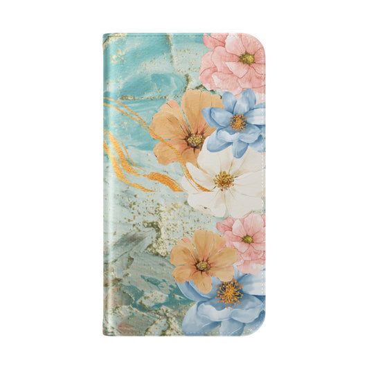 Golden Waves - iPhone Flip Case