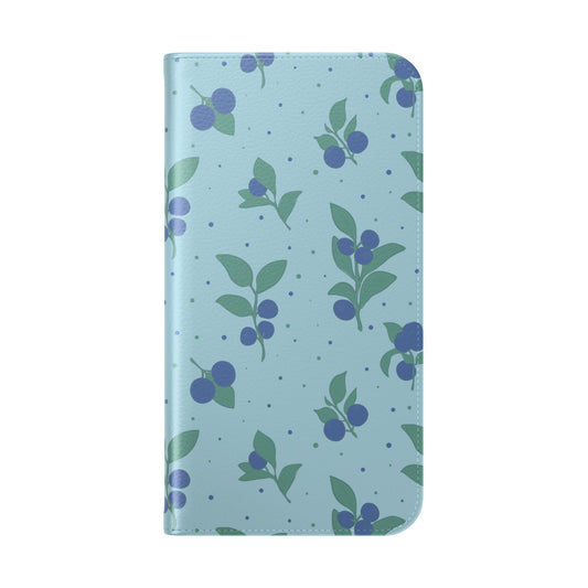 Blueberries Burst - iPhone Flip Case