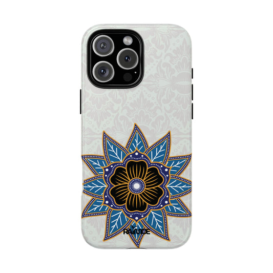 Funda resistente para iPhone (brillante) Blue Bloom