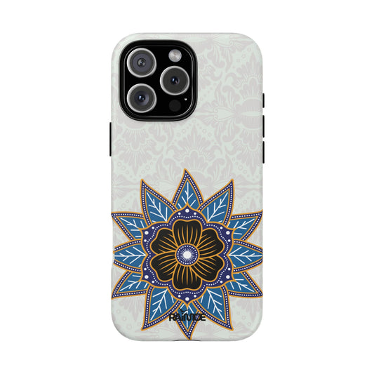 Blue Bloom - Funda resistente para iPhone (mate)
