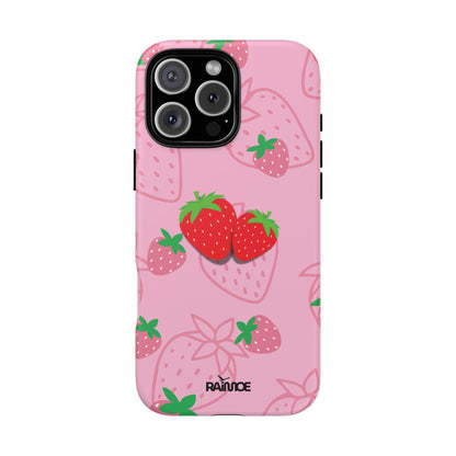 Fresa Jugosa - Funda Resistente para iPhone (Mate)