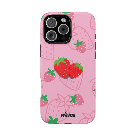 Fresa Jugosa - Funda Resistente para iPhone (Mate)