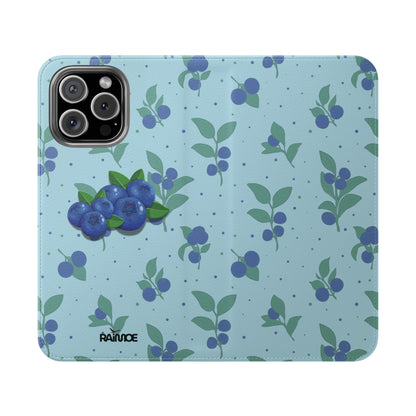Blueberries Burst - iPhone Flip Case