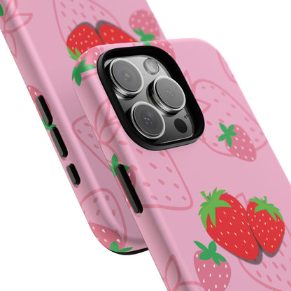 Fresa Jugosa - Funda Resistente para iPhone (Mate)