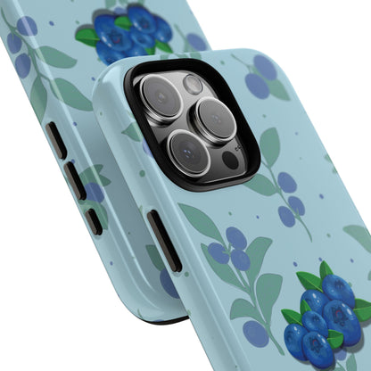 ブルーベリーバースト - iPhone タフケース (光沢)