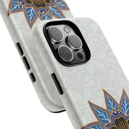 Blue Bloom - Funda resistente para iPhone (mate)