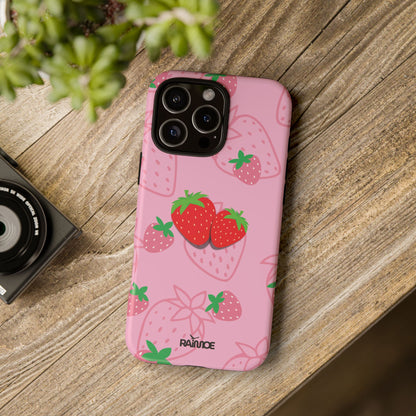 Fresa Jugosa - Funda Resistente para iPhone (Mate)