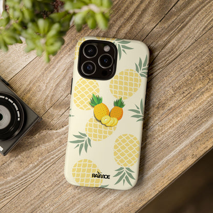 Tropical Pineapple - iPhone Tough Case (Glossy)