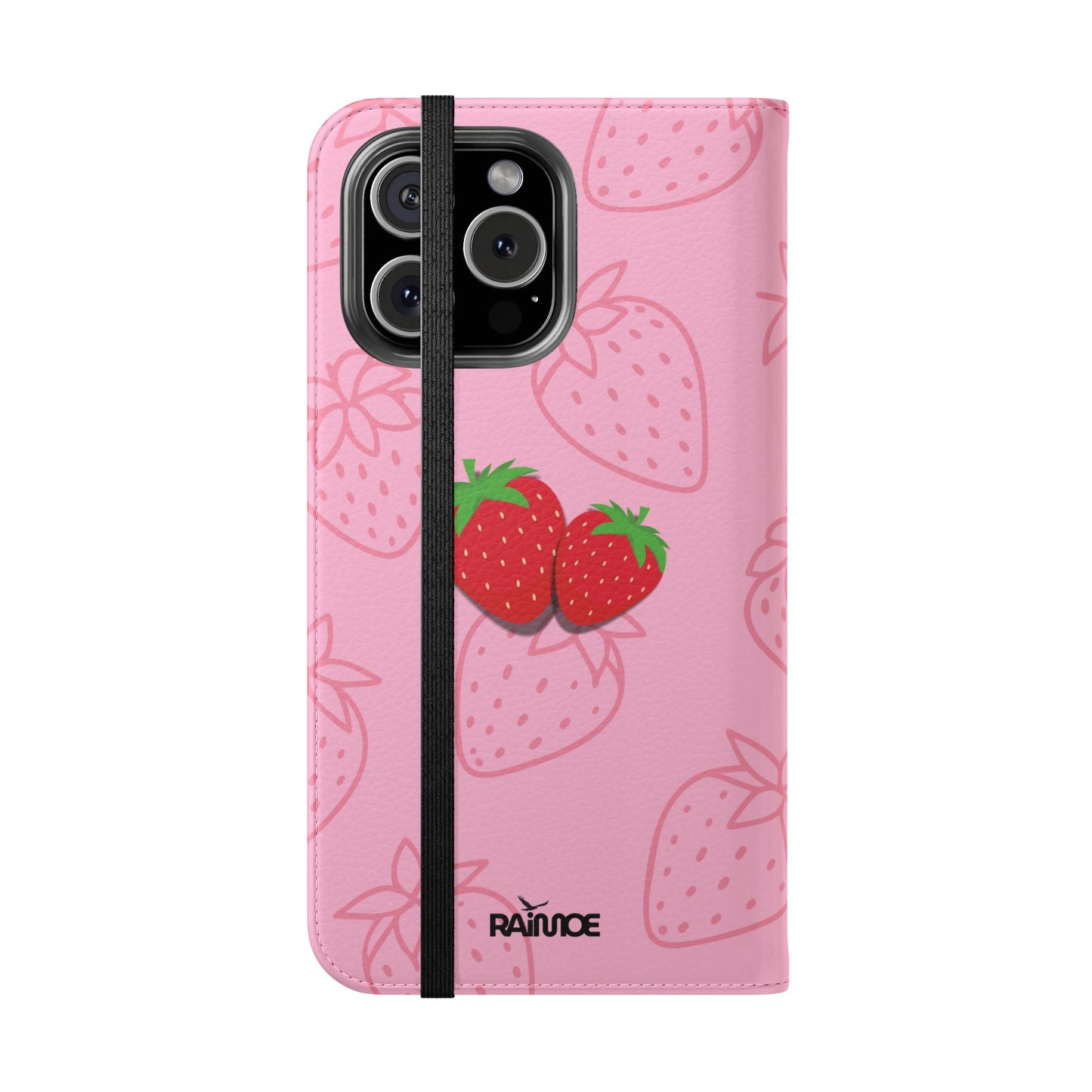 Fresa jugosa - Funda abatible para iPhone