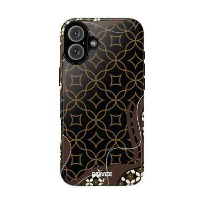 Impresión básica - Funda resistente para iPhone (brillante)
