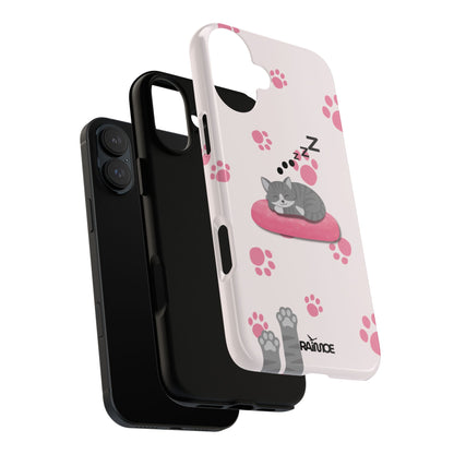 Kitty Cutie - Funda resistente para iPhone (brillante)
