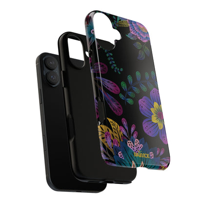 Funda resistente para iPhone (brillante) Purple Lumina