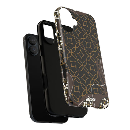 Impresión básica - Funda resistente para iPhone (mate)
