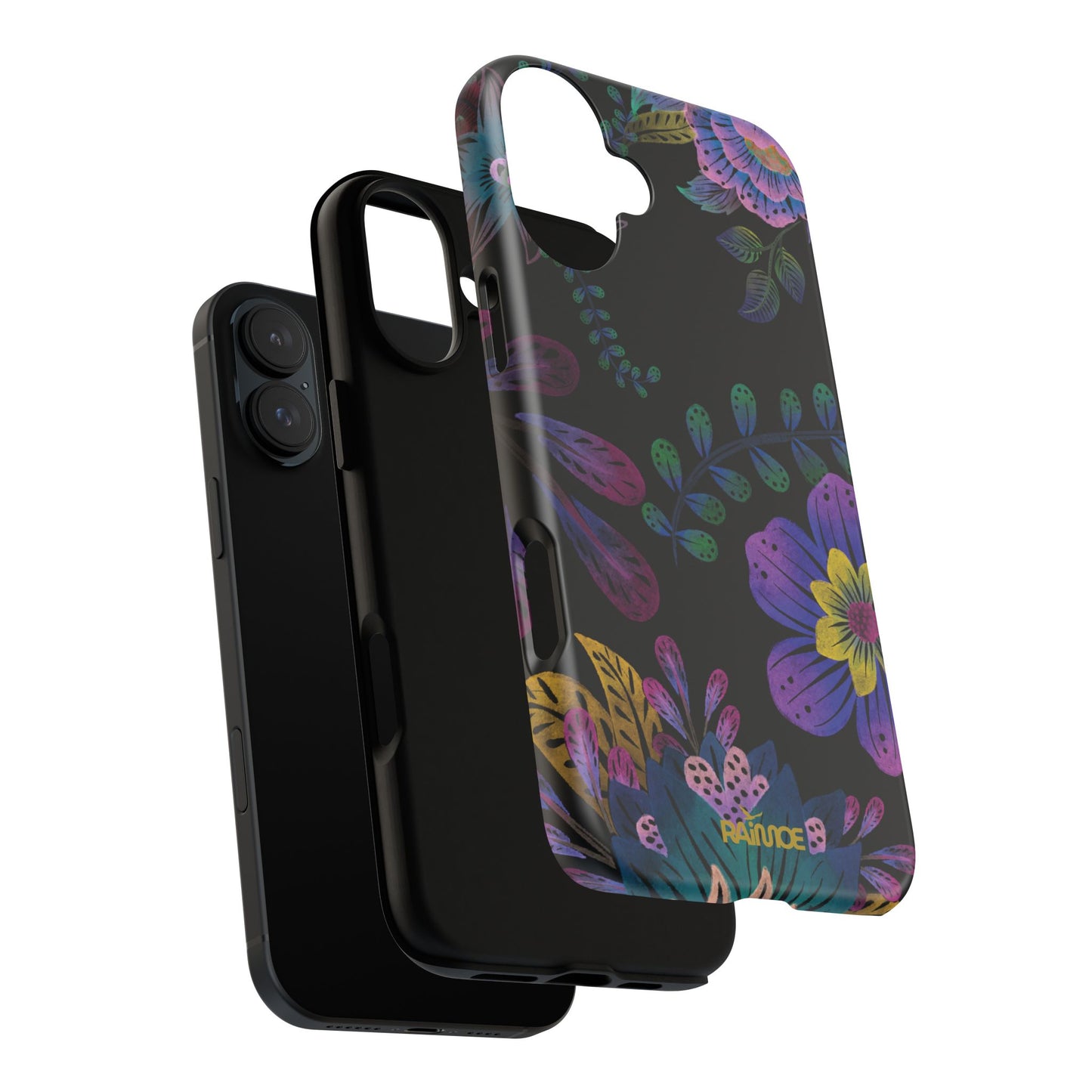 Funda resistente para iPhone (mate) Purple Lumina